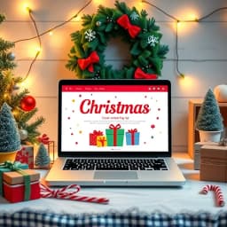 Christmas Email To Customers Template icon