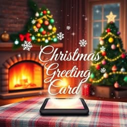 Christmas Greeting Card Email Template icon