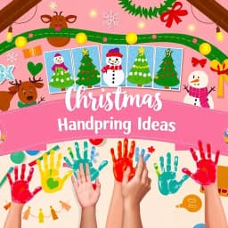 Christmas Handprint Painting Ideas icon