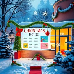 Christmas Hours Email Template icon