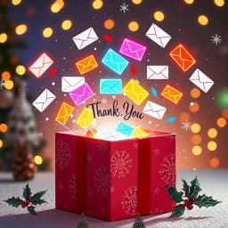 Christmas Thank You Email Template icon
