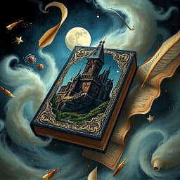 Classic Fiction Book Cover Generator icon