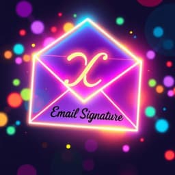 Clickable Email Signature Template icon