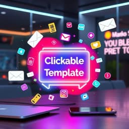 Clickable Email Template icon