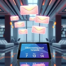 Client Meeting Email Template icon