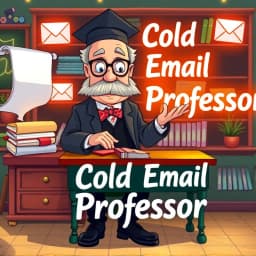 Cold Email Professor Template icon