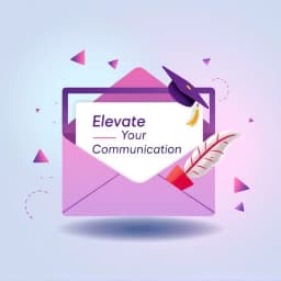 College Student Email Signature Template icon