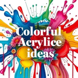 Colorful Acrylic Painting Ideas icon