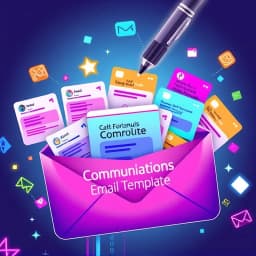 Communications Email Template icon