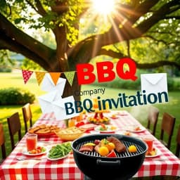 Company BBQ Invitation Email Template icon