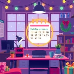 Company Closed for Holiday Email Template icon