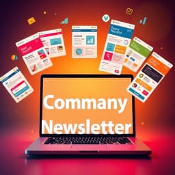 Company Email Newsletter Template icon