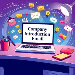 Company Introduction Email to Client Template icon
