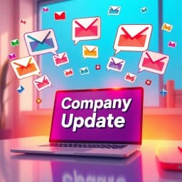 Company Update Email Template icon