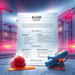 Construction Manager Resume Generator icon