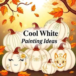 Cool White Pumpkin Painting Ideas icon