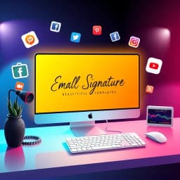 Copy and Paste Email Signature Template icon