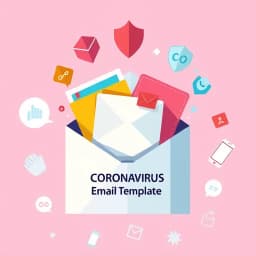 Coronavirus Email Template icon