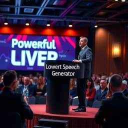 Corporate Speech Generator icon
