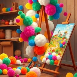 Cotton Ball Painting Ideas icon