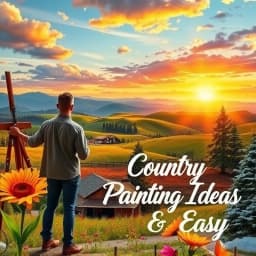 Country Painting Ideas Easy icon