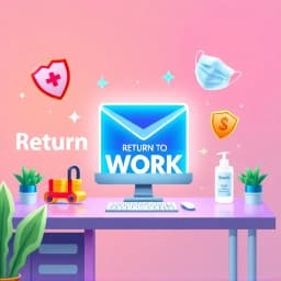 COVID Return To Work Email Template icon