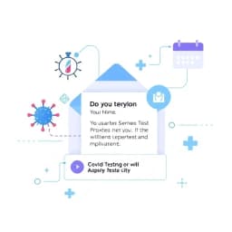 COVID Testing Email Template icon