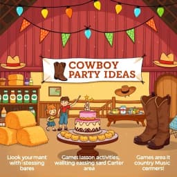 Cowboy Party Ideas icon