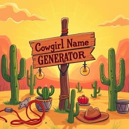 Cowgirl Name Generator icon