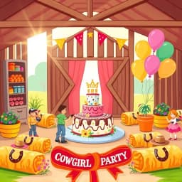 Cowgirl Themed Birthday Party Ideas icon