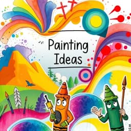 Crayon Painting Ideas icon