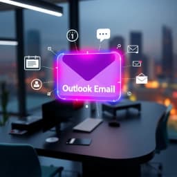 Create Outlook Email from Template icon