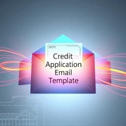 Credit Application Email Template icon