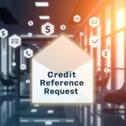 Credit Reference Request Email Template icon