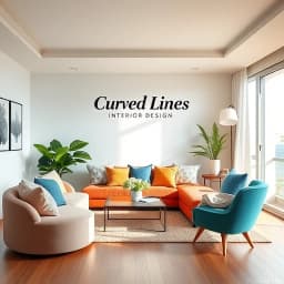 Curved Lines Interior Design icon