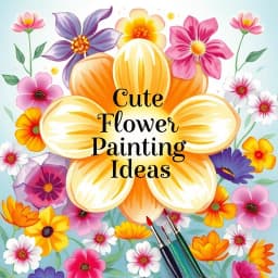 Cute Flower Painting Ideas icon