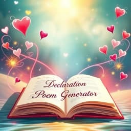 Declaration Poem Generator icon