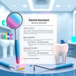 Dental Assistant Resume Generator icon