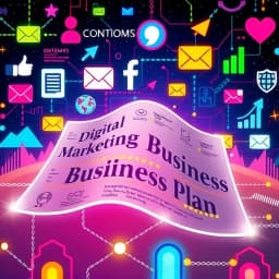 Digital Marketing Business Plan icon