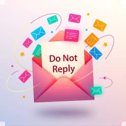 Do Not Reply Email Template icon