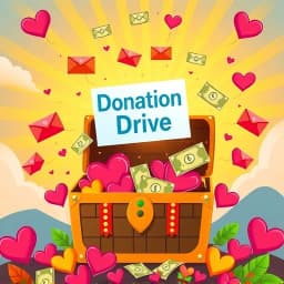 Donation Drive Email Template icon