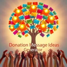 Donation Message Ideas Generator icon