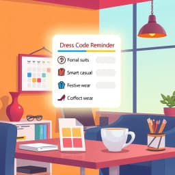 Dress Code Reminder Email Template icon