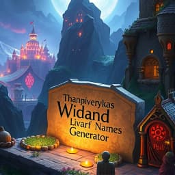 Dwarf City Name Generator icon