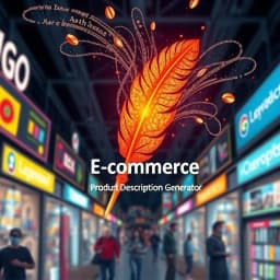 E Commerce Product Description Generator icon