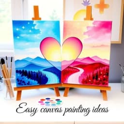 Easy Canvas Painting Ideas for Couples icon
