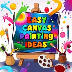 Easy Canvas Painting Ideas Free icon