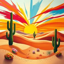 Easy Desert Painting Ideas icon