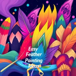 Easy Feather Painting Ideas icon