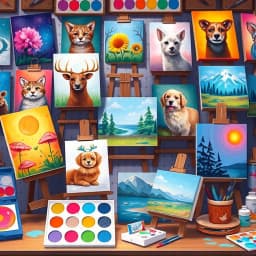 Easy Mini Canvas Painting Ideas icon